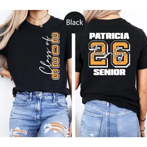 Custom Senior 2026 Shirt, Personalized Name Graduation Tee, Class of 2026 Apparel