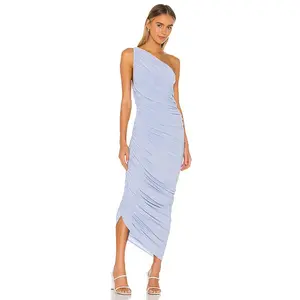 Norma Kamali X REVOLVE Diana Gown in Celestial Blue
