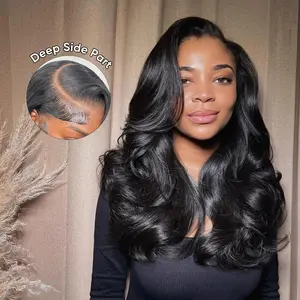 Wiggins Hair 250% Density Layer Cut Side Part 13x4 Lace Front Body Wave Wig Pre Cut Lace Ready Go Glueless Wig Pre Bleached 13x4 Lace Front Wig Human Hair Pre Plucked TikTokShopBlackFriday