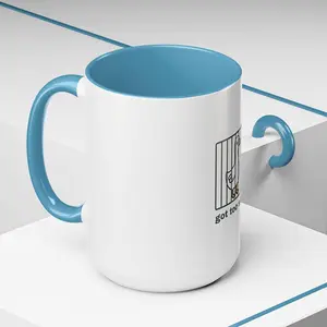 Got Too Silly Silly Goose Behind Bars Mug, Funny Gag Gift Idea for Men and Women, Quirky Humorous Coffee Cup, Hilarious Novelty Gift