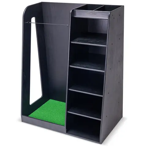 Premium Wooden Golf Bag Organizer, Holds 1