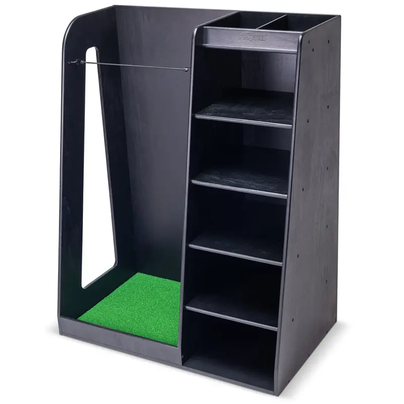 Premium Wooden Golf Bag Organizer, Holds 1