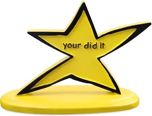 Funny Star Trophy with Humorous Your Did It Inscription - Funny Graduation Gift Gifts for Coworkers Cute Desk Decor Birthday Gift Encouragement Gift Funny Gag Gifts