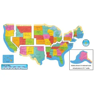 United States Map Bulletin Board Set