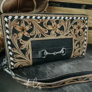 Bridle Belle Tooled Leather Wallet