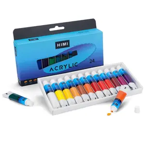 Kids Acrylic Paint (Tube) Set of 24 (12ml)