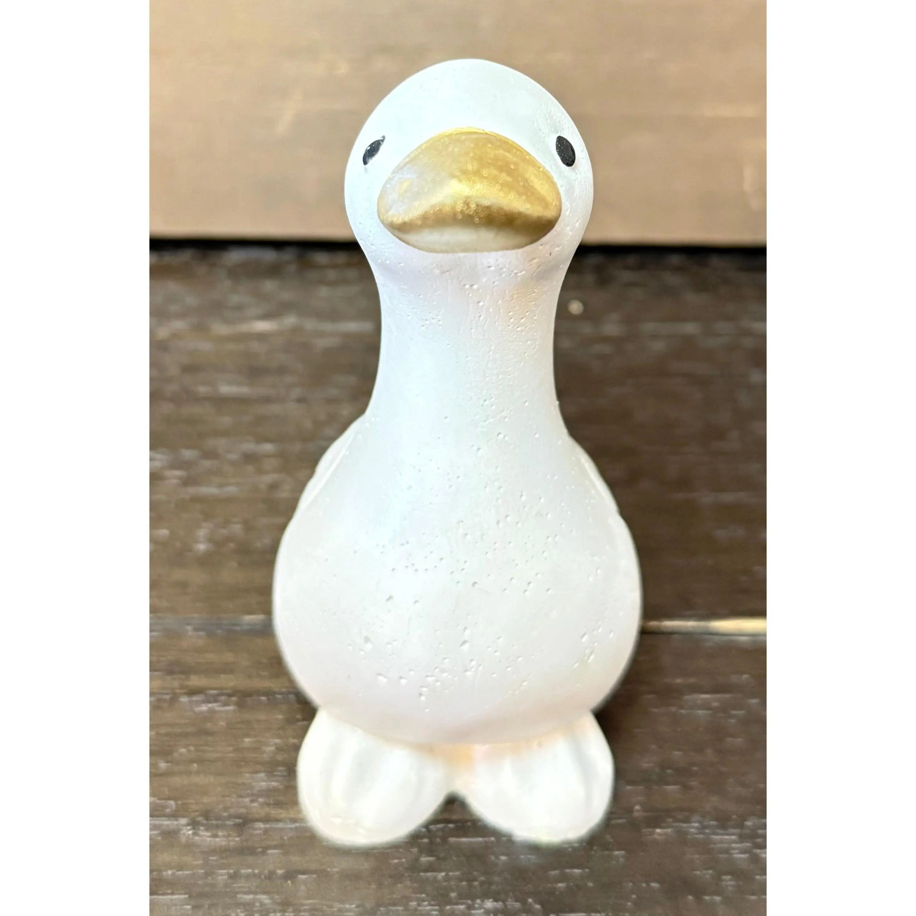 Mini 4" Concrete Goose Figurine