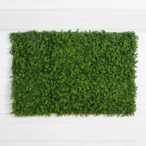20” x 20” UV Resistant Irish Green Meadow Artificial Living Wall Panels (Indoor/Outdoor) - Set of 6