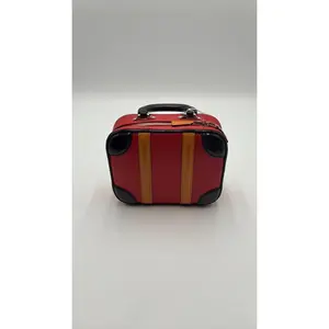 Pre-owned Louis Vuitton Leather Luxury Bags & Accessories Epi Trunk 2 way Shoulderbag, Red/ Black Date Code: FL2179V Entrupy ID: R2GQ8D9