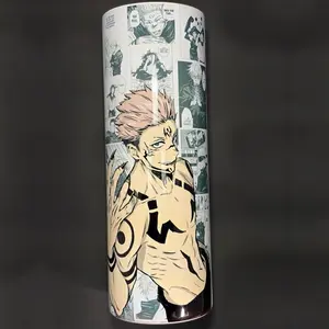 Anime Sukuna Inspired 20oz Tumbler Sublimation Hogg Cup Manga Collage Design Drinkware Bottle