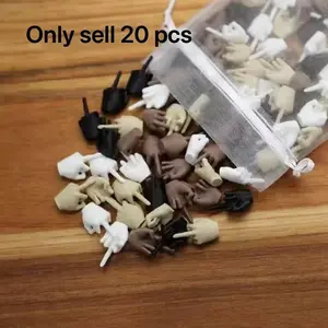 20pcs Mini Middle Fingers - Skin Tone Mixor Single Color - Funny Plastic F-U Hands, Funny Gifts for Friends, Gifts for Friends, Birthday Gifts,Novelty Gifts, Valentine's Day Gifts, Funny Middle Finger Funny Fifts