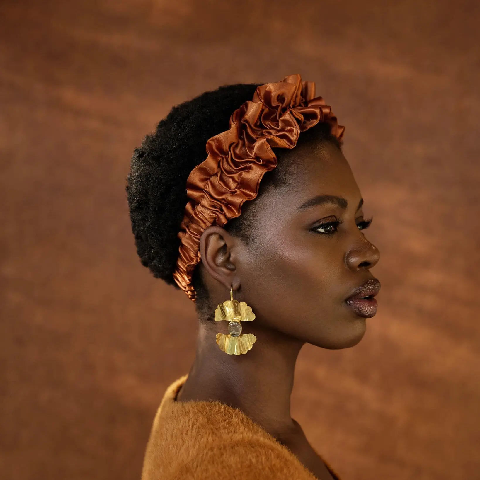 Brulee Crown Ruched Headband