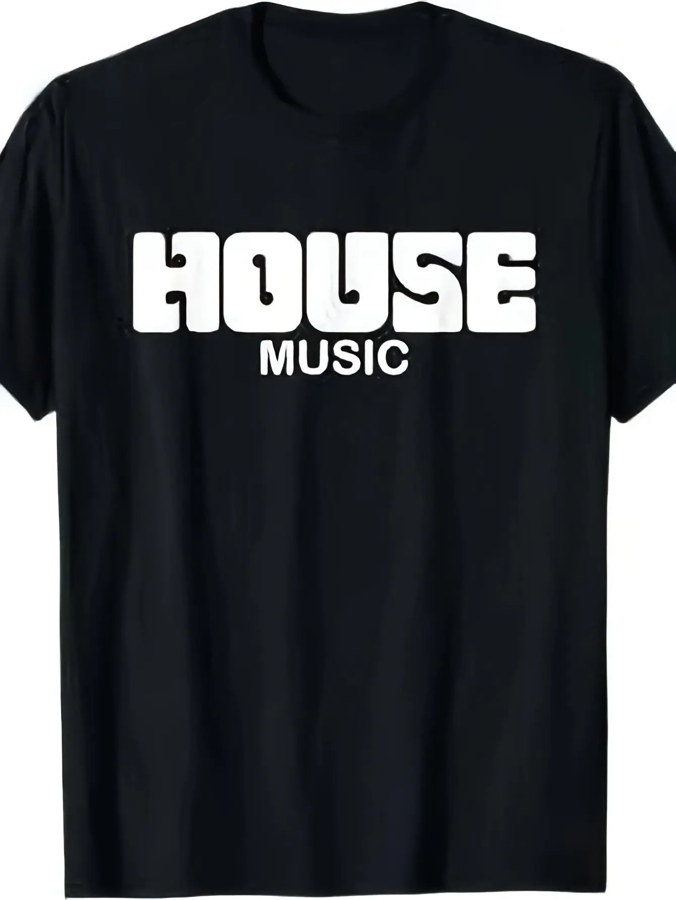 House Music Bold Text Electronic Dance Music Lover Graphic Tee