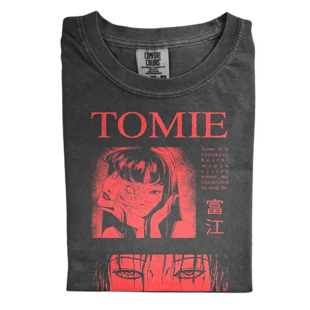 The Tomie Junji Ito Manga Comfort Color Shirt, Japanese Horror Graphic Tee, Anime Fan Gift, Gift for Men, Gift for Women, Crew Neck T-shirt, Trending T-shirt