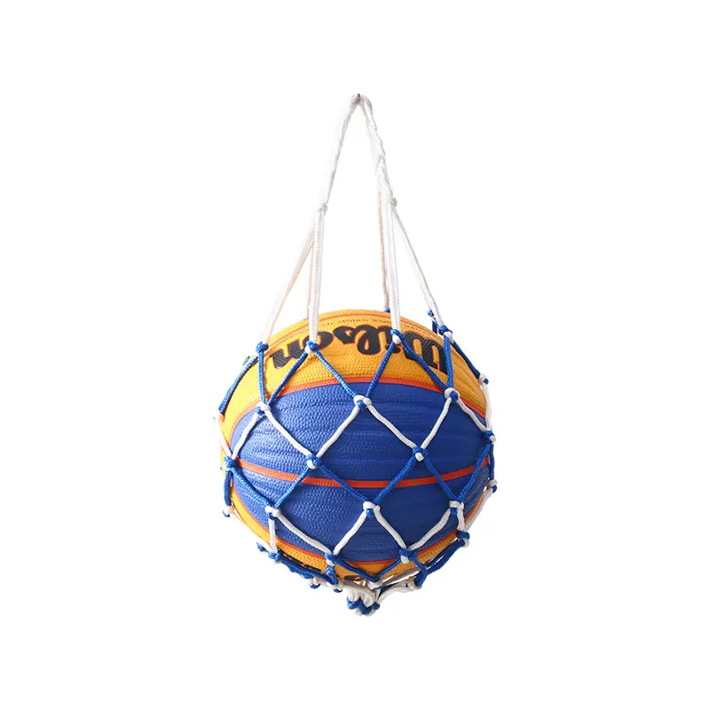 Bold solid blue and white