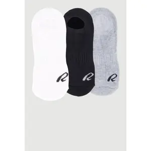 R Collection Cushion Sneaker Liner Socks 3 Pack