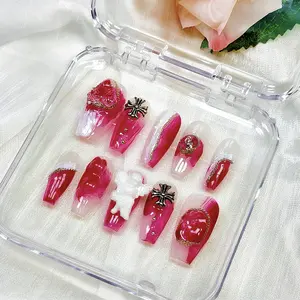 Her Apex Serendipity Handmade Press-On Nails | Reusable, Salon-Quality, Long-Lasting, Glossy Design