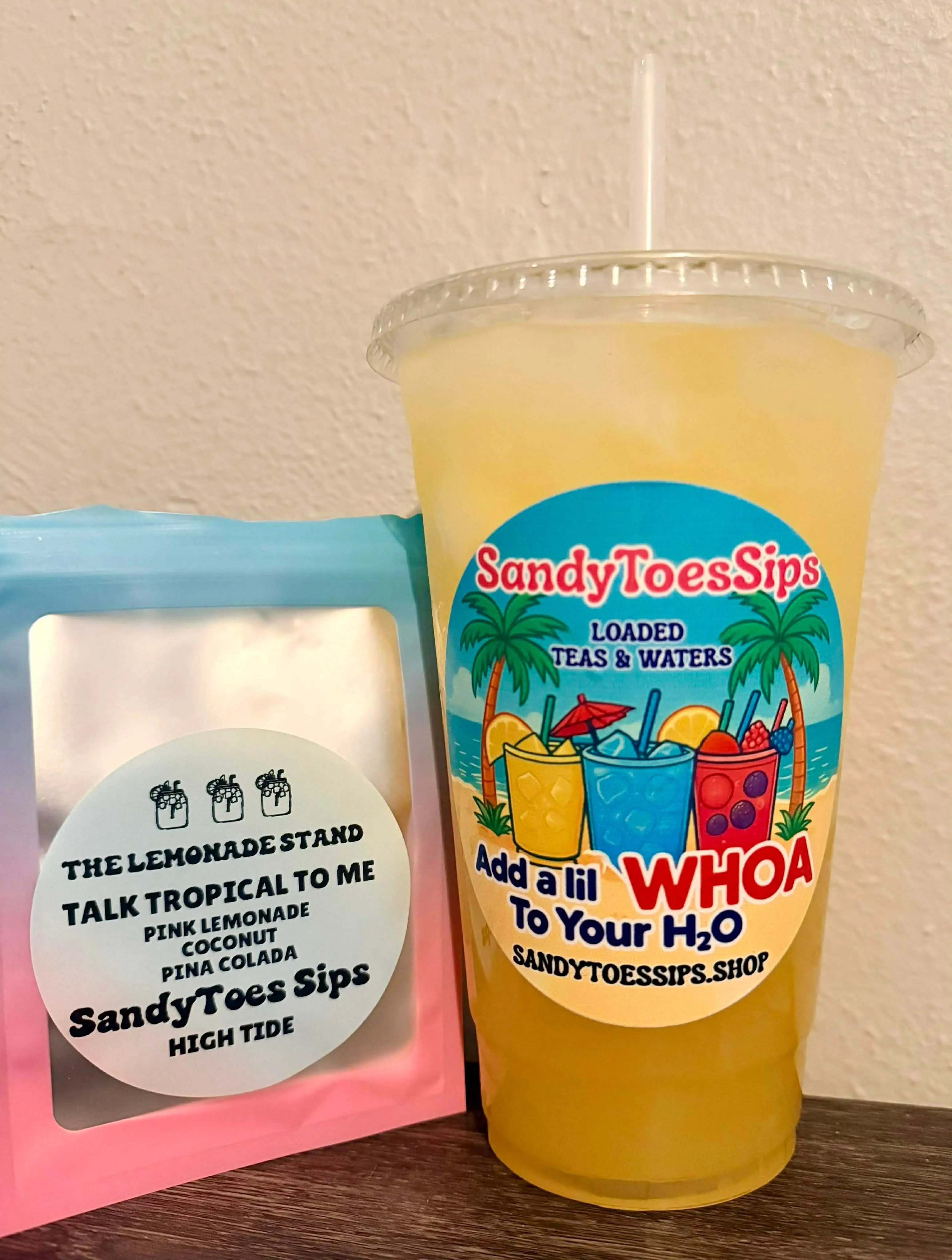 TALK TROPICAL TO ME  Loaded Tea or Loaded Water Sugar Free Gluten Free