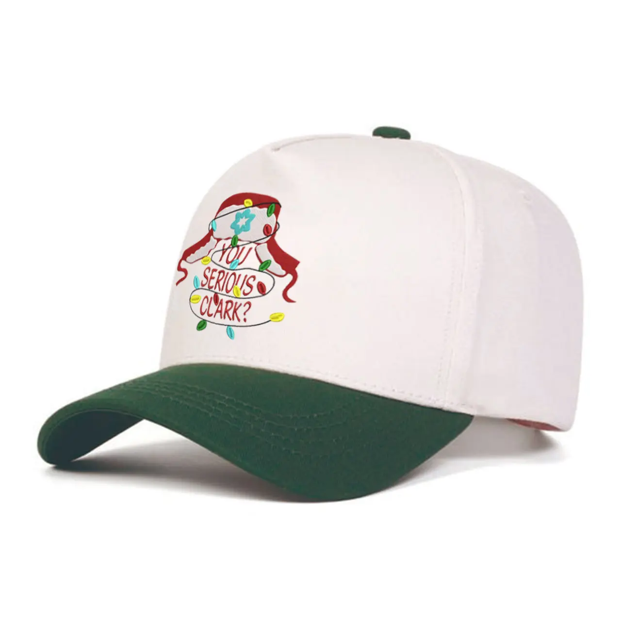 You Serious Clark Embroidery Hat, Merry Christmas Trucker Cap, Clark Embroidered Hat, You Serious Clark Dad Hat, Christmas Gift