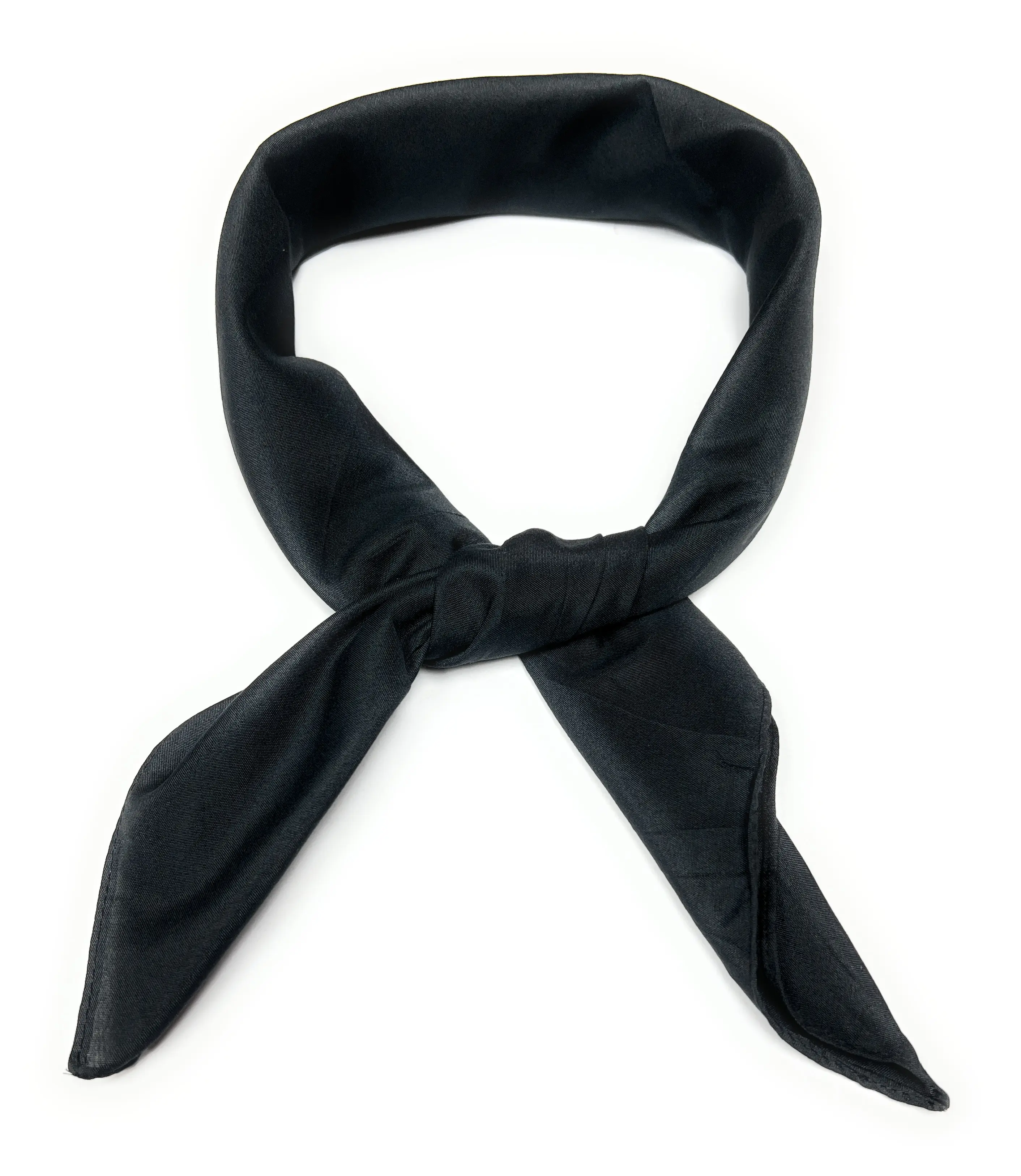 Pack of 3 Solid Ribbon Scarves, Head Neck Pocket Square Scarf