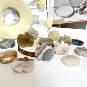 Apple Agate Crystal Healing Stone Stochastic 8~9 Counts From IG Crystal