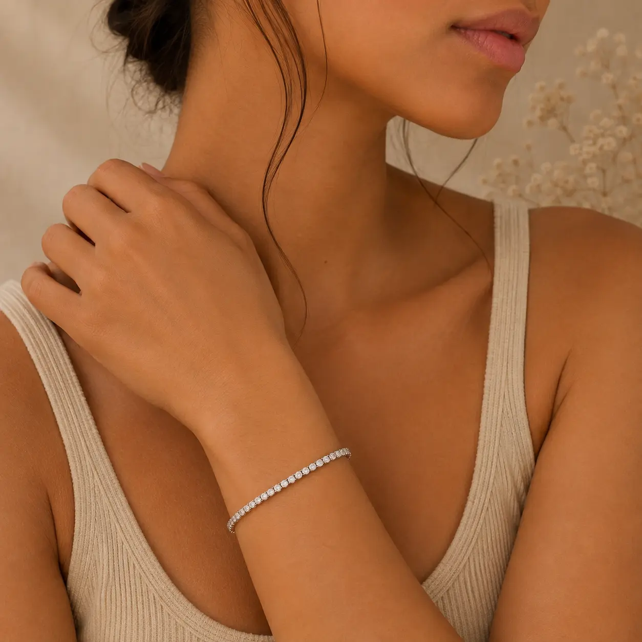 Tennis thin Bracelet✨