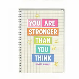 Fitness Journal for Women – Workout Log Book, Undated Fitness Planner, Exercise Planner & Weight Loss Tracker for Gym and Home Workouts