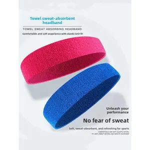 Sports Headband Running Sweat-Absorbing Headband Outdoor Yoga H Band Solid Color Sweat-Wicking Headscarf Fitness Elastic Sweatband 16 guard elbow cap Warm High-Stretch Unisex Winter Hat Breathable Under Helmet Beanie sakura shymko body cycling sh  goggles