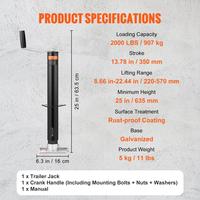 A-frame Bolt - 2000 lbs