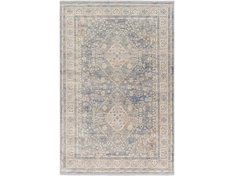 Livabliss CHG2318-710RD 7 ft. 10 in. Machine-Woven Chicago Round Contemporary Rug - Low-Pile Polyester Non-Customized Indoor Home Decor Rug with Natural Charm, Round Shape