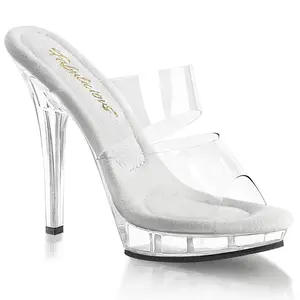 5 Inch Heel LIP-102 Clear