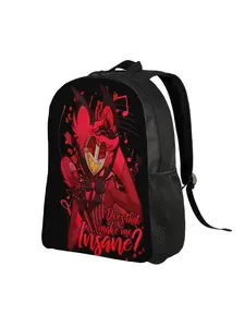 1Piece Bookbag Hazbin Hotel Alastor Sturdy Shoulder Men Women Adult Back To School Gift Fashionable Daypack High School