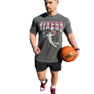 Hip-Hop Returns 76ers Vintage T-Shirt – Garment Dyed Unisex Tee