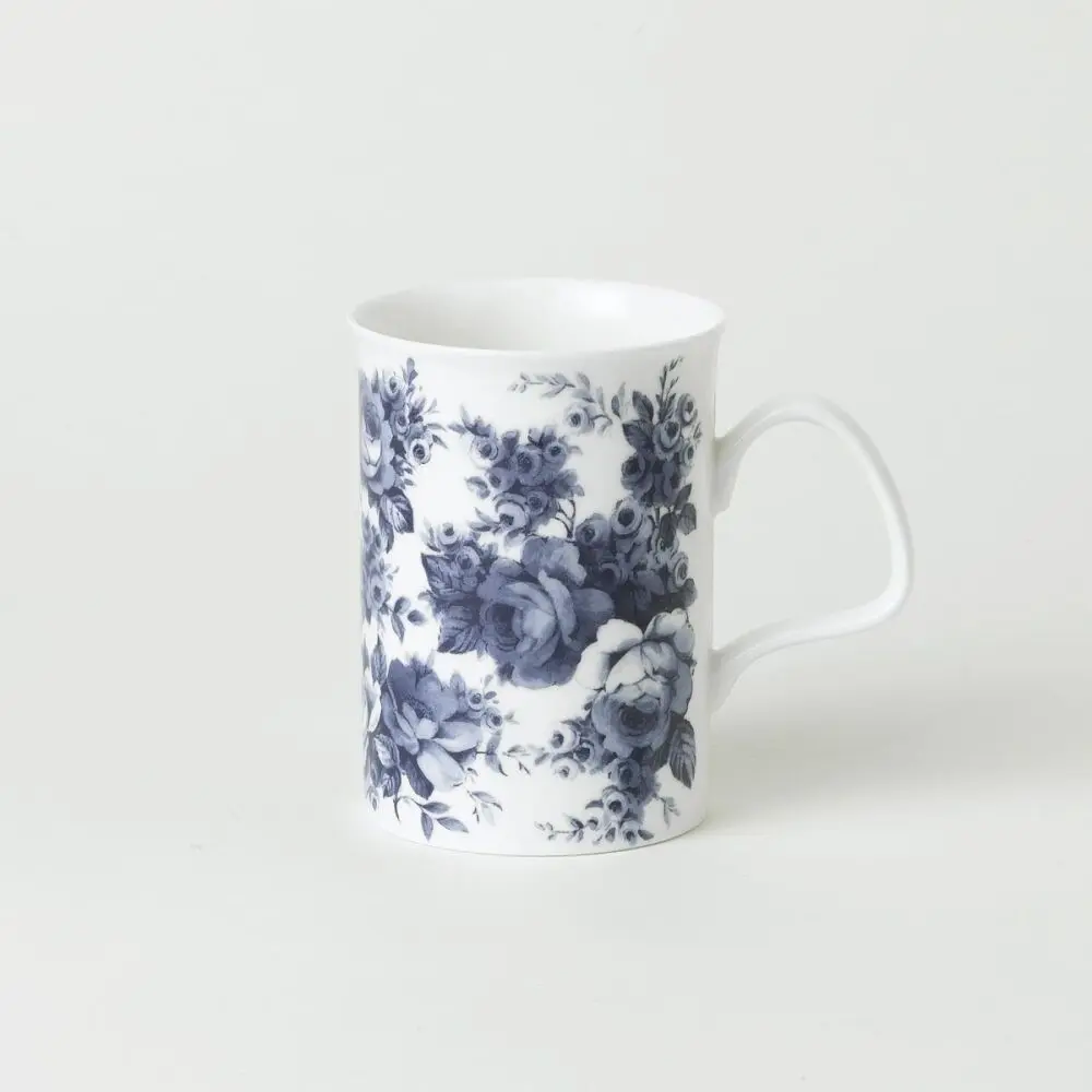 Roy Kirkham ER21165 Classic Lancaster Shape Chintz Print Traditional Cup Set of 6 - English Kitchen Drinkware, Multi-Use, Washable