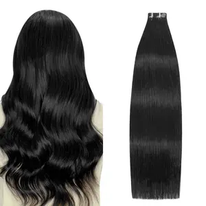 HC Tape in Hair,Human Hair,Extensions Human Hair,12-24Inch,Straight Adhesive Hair Extensions Tape 20 Pcs 50 Grams,Valentines Gifts For GF