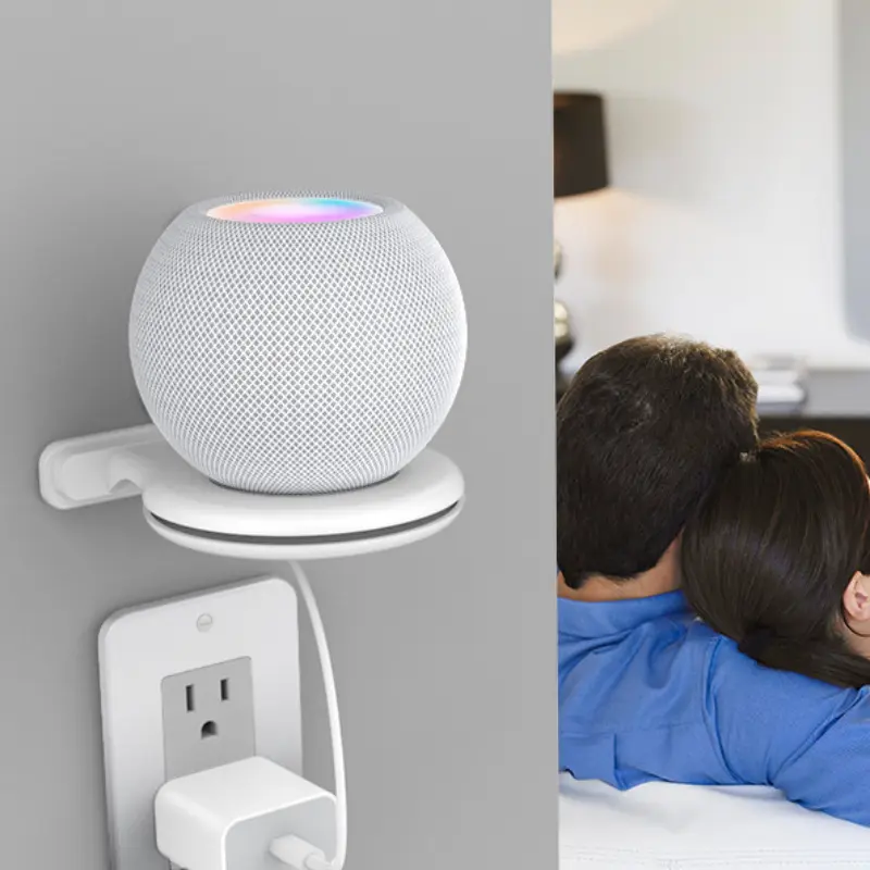 1pc For HomePod Mini Wall Mount Smart Speaker Wall Storage Bracket Base