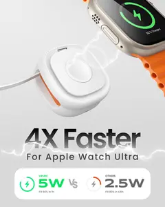 【2026 NEW】VRURC T009 3-in-1 magnetic wireless charger with a built-in retractable cable, 25W Qi2.2 Fast Charging, Cool Dual-Zone, Full-Speed Ahead, Multi-Angle Magnetic Viewing Stand, Ultra-Compact & Travel-Ready