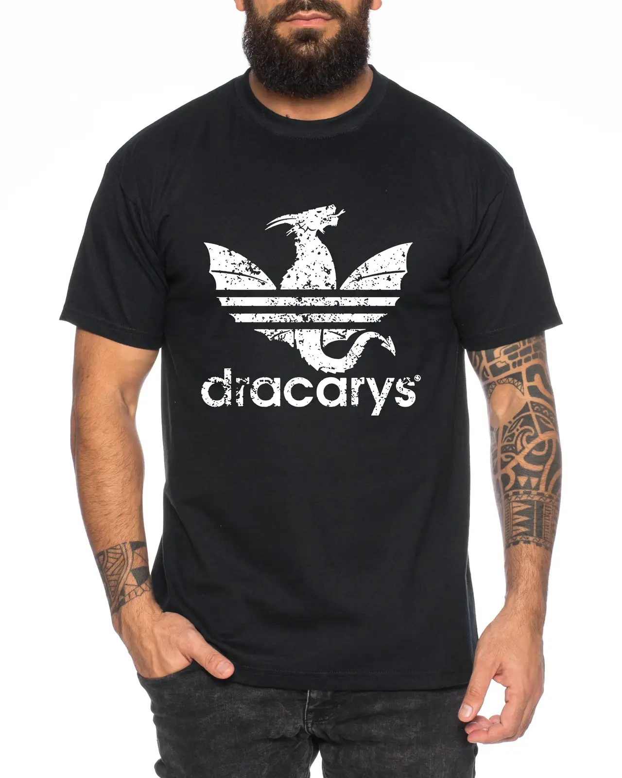 Dracarys - Men's T-Shirt Targaryen thrones game of stark lannister baratheon -