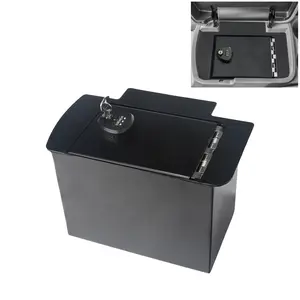 3mirrors Center Console Safe Storage Vault Box Compatible with 2005 - 2015 Toyota Tacoma