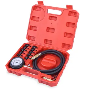 Car Oil Pressure Gauge, Portable Oil Pressure Testing Tool Set, Professional Diagnostic Instrument Set, Engine Oil Pressure Testing Tool for Car Maintenance