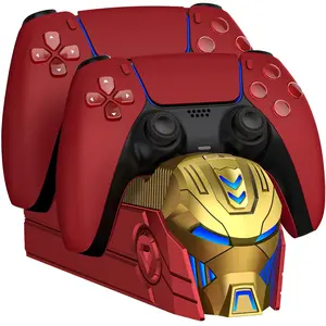 BEBONCOOL PS5 Charger Station PS5 Controller Charging Dock Stand Compatible with PlayStation 5 Dualsense/Edge, Dual Charger PS5 Accessories with LED Indicator