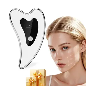Portable Electric Facial Massager, Dual-mode Vibration Heating Massage Tool, Neck Body Massager, Face, Neck, and Body Massage Tool, Comfort