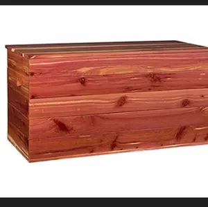 Easter red cedar chest. Eastern Red Cedar flat top chest, blanket chest. Solid cedar. by With Lid Garments Storage Bedroom