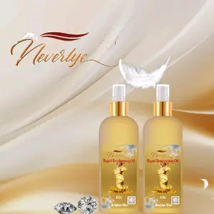 Neverlye Rapid Brightening Body Oil 4.oz for Radiant Skin Care - Papaya Oil & Benzyl Salicylate Water Formula