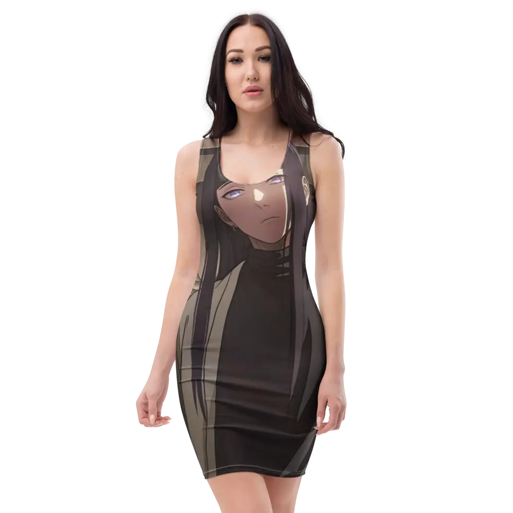 Neji Hyuga Bodycon Dress | Byakugan Beauty Anime Baddie Fit - TikTok Shop