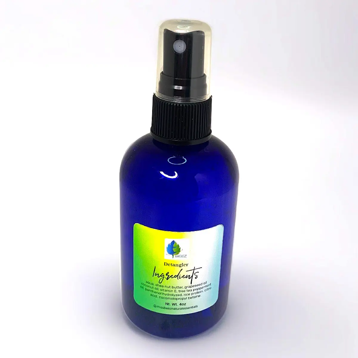 Detangler Hydrating Leave In Conditioner - 100% Organic, Moisturizing, Paraben, Stimulate, Shea Butter & Aloe Vera Enriched Haircare for Frizz Control heat damage