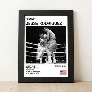 Jesse Rodriguez Boxing Poster: Boxing Gifts