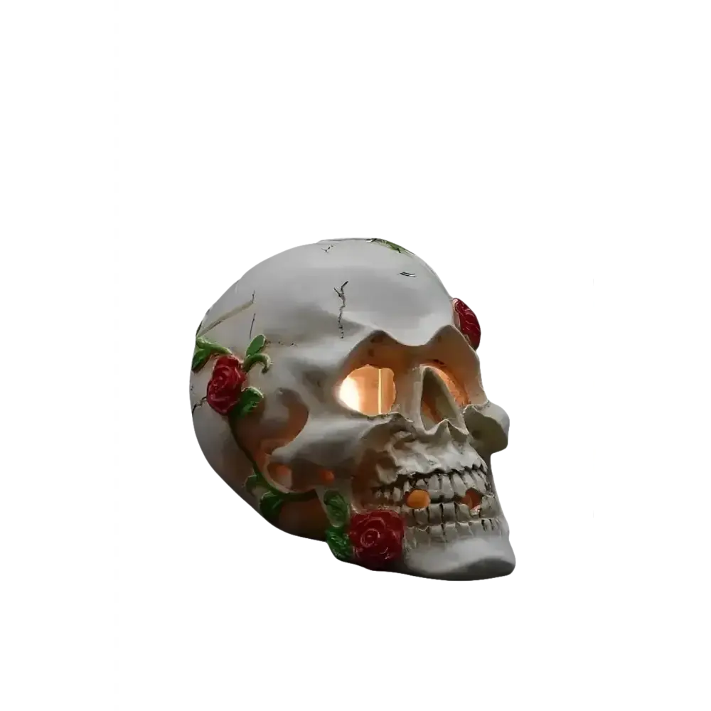 Skull, Rose Wax And Oil Warmer Electric Decorative Warmer