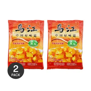 2 Pack WUJIANG Fuling Zha Cai Crispy Pickled Mustard Greens 150g - Authentic Chinese Flavor