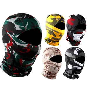 Tactical Camo UV Protection Face Mask - Balaclava Ski Sun Hood for Fishing
